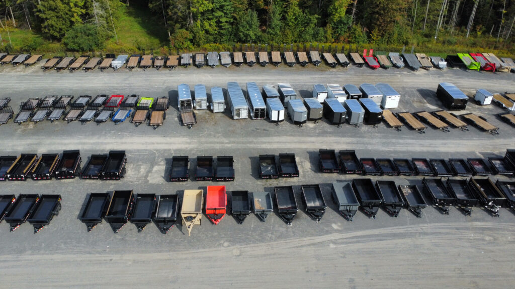 Trailer Lot Drone Why Outdoor Motor Sports and Trailer Sales Has Become the Go-To Trailer Dealer for Albany, Saratoga, and Schenectady Understanding Trailers and Terminology
