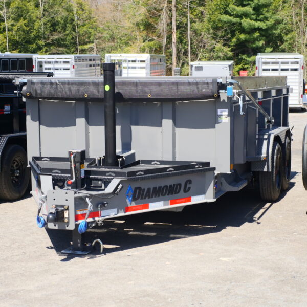 2025 Diamond C Trailers 82"X14' TELESCOPIC RAM LPT208 Dump Trailer