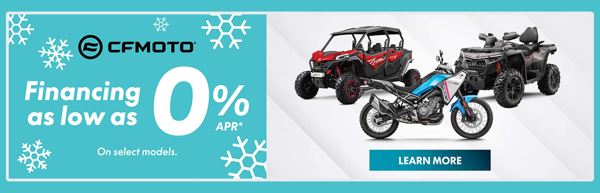 CFMOTO Manufacturer Promotions