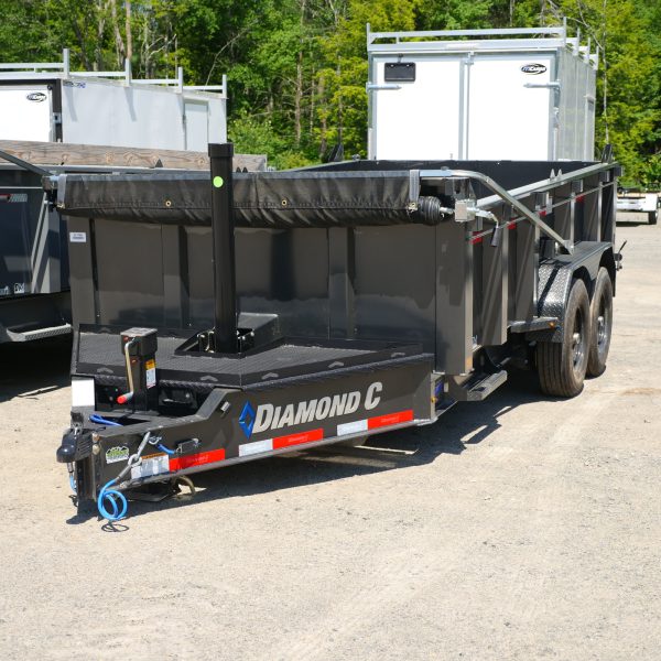 2026 Diamond C Trailers 82"X14' TELESCOPIC LIFT LPT207 Dump Trailer