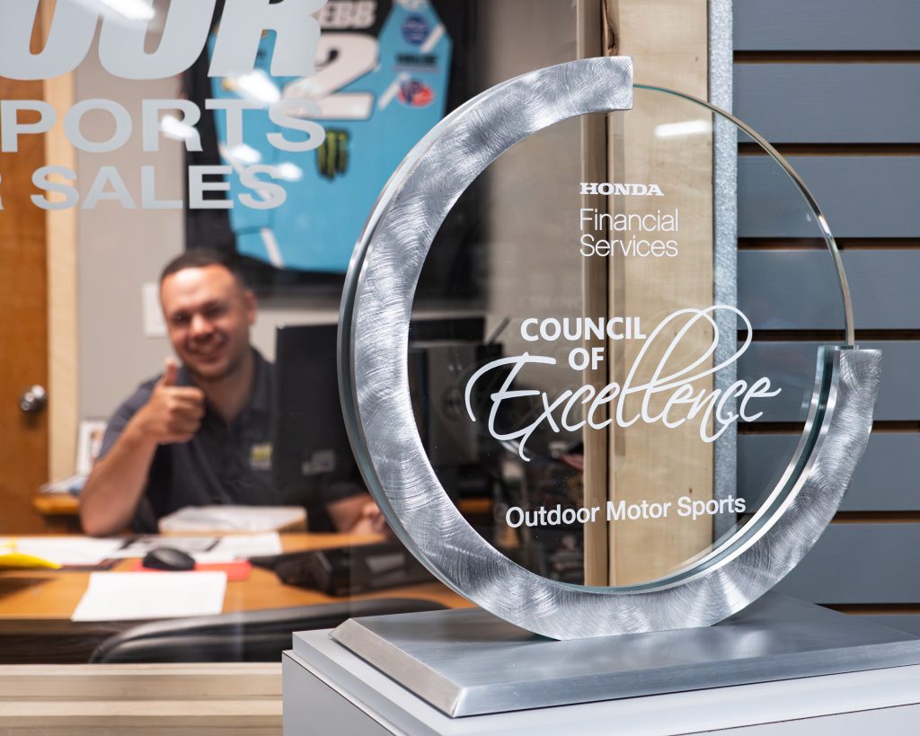 Honda Council of Excellence Award to Outdoor Motorsports