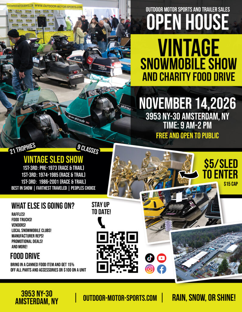 2026 Snowmobile Show Flyer Website Event Events